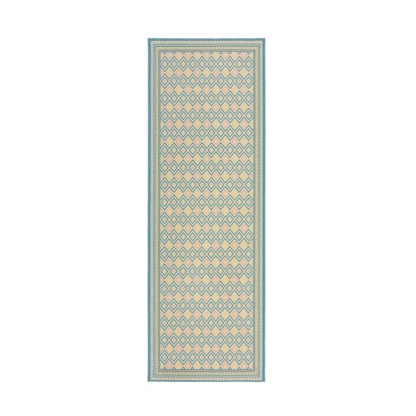 Svetlozelený vonkajší koberec 80x230 cm Coast – Flair Rugs