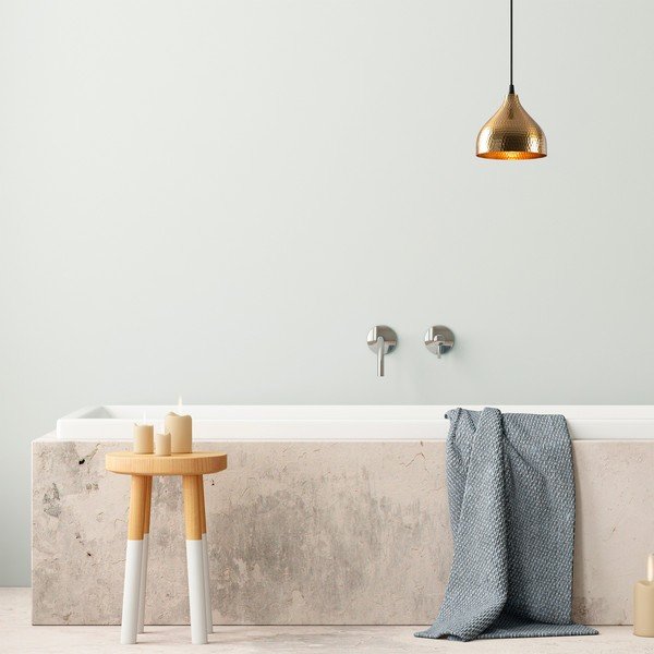 Závesné svietidlo v zlatej farbe s kovovým tienidlom ø 18 cm Tattoo – Opviq lights-image-1