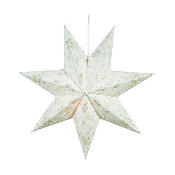 Svietiaca hviezda Aratorp White, 45 cm