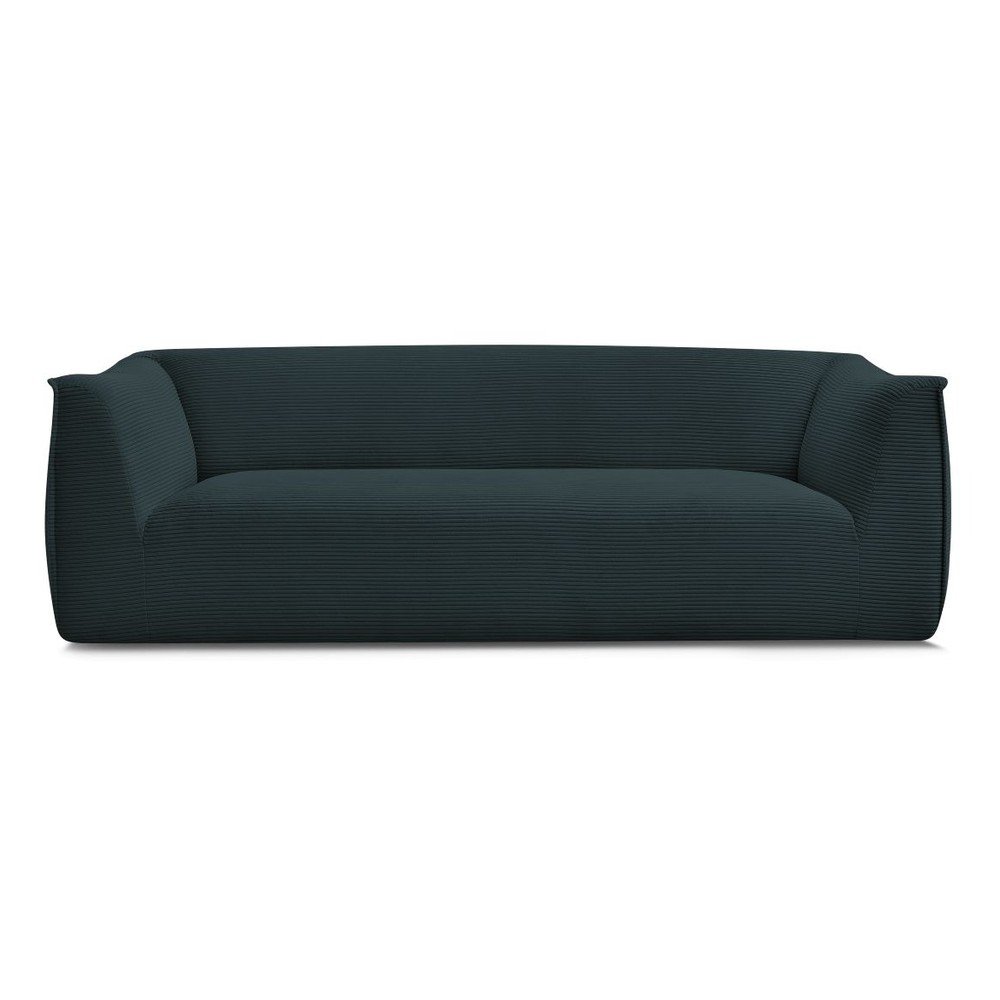 E-shop Tmavomodrá menčestrová pohovka 242 cm Giorgia – Bobochic Paris