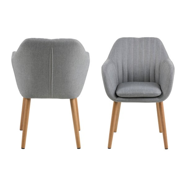 Svetlosivá jedálenská stolička Actona Emilia-image-2