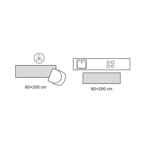 Sivý prateľný behúň 60x200 cm Mano – Vitaus-image-3