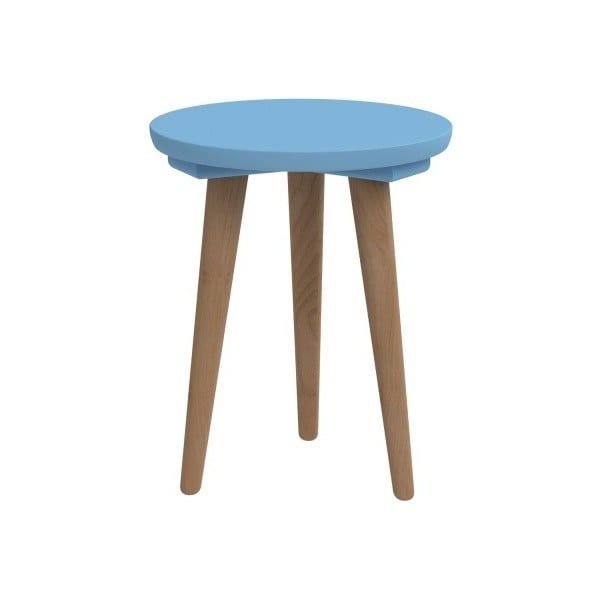 Stôl D2 Bergen, 30 cm, modrý