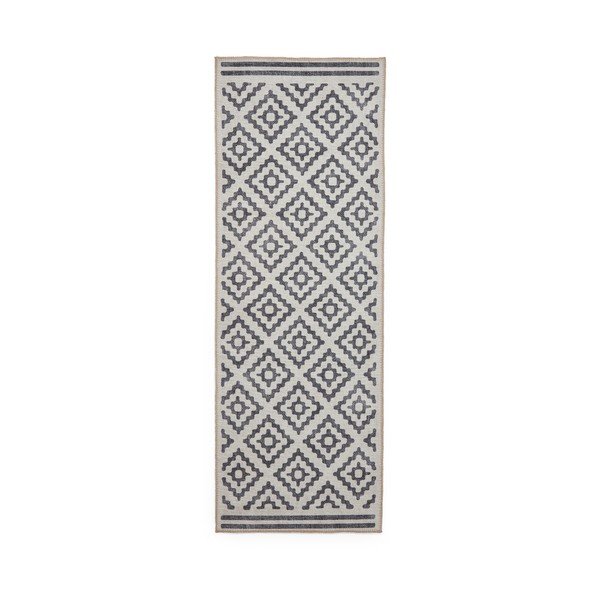 Sivý prateľný behúň 76x230 cm Coral Grey – Think Rugs