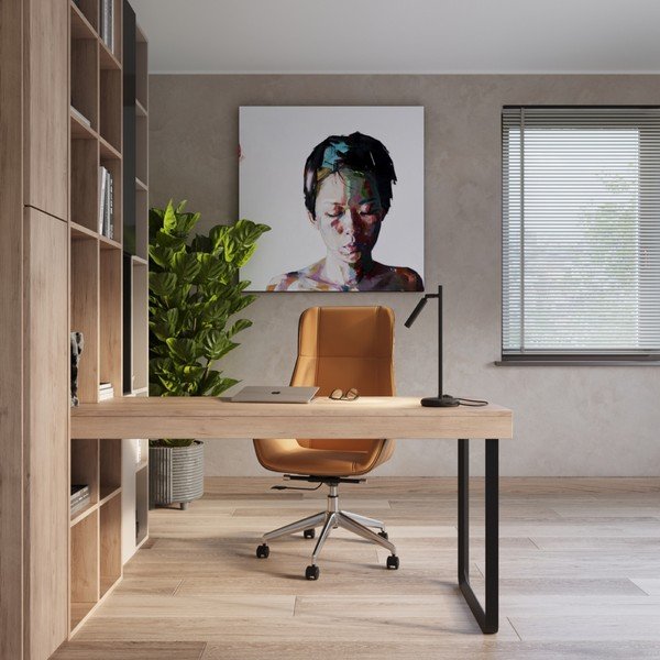 Čierna stolová lampa (výška  43 cm) Fideus – Sollux-image-2