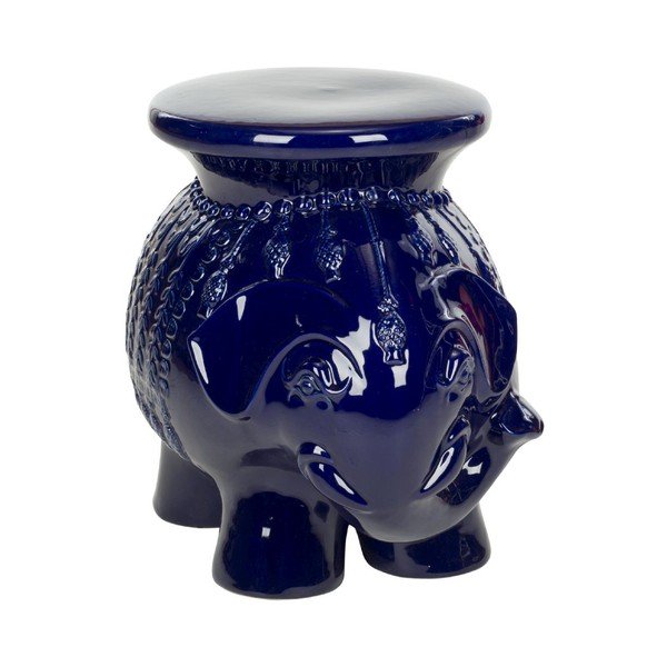 Modrý keramický stolík Safavieh Capri-image-1