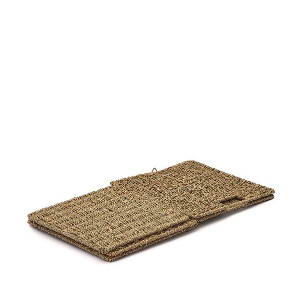 Košík do regálu z morskej trávy 32x32x33 cm Tossa – Kave Home-image-2