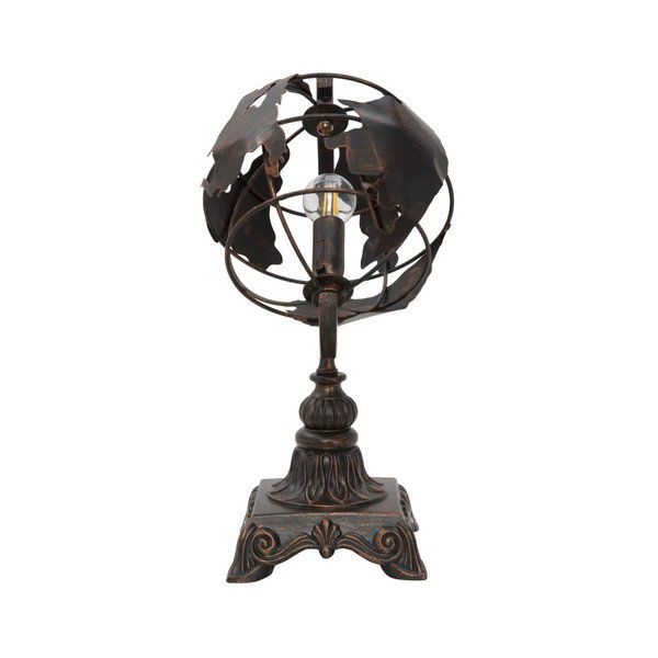 Čierna stolová lampa s kovovým tienidlom (výška  40 cm) World Industry – Mauro Ferretti-image-3