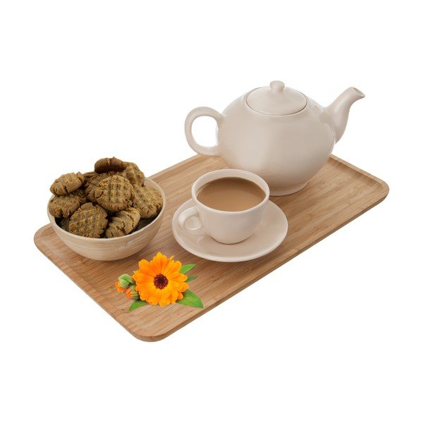 Hnedý servírovací podnos z bambusu Orion, 25 x 44 cm-image-1