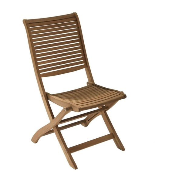 Záhradná skladacia stolička z teakového dreva Idony