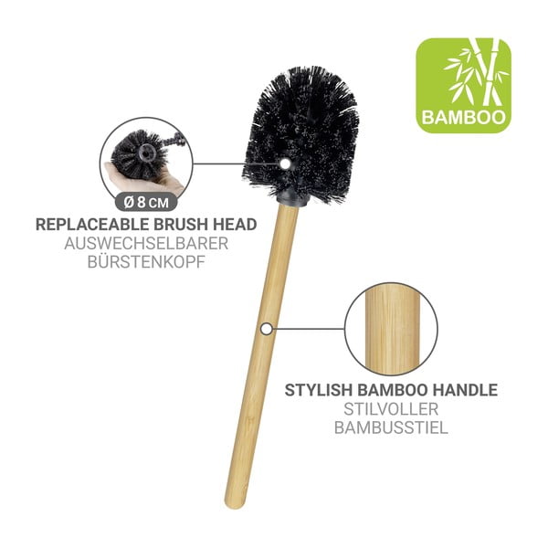 Biely/v prírodnej farbe oceľový stojan na toaletný papier so štetkou Rivalta – Wenko-image-4