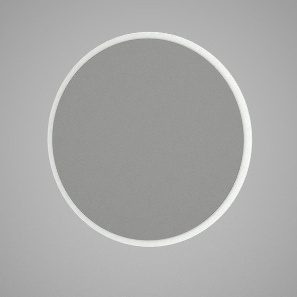 Okrúhle nástenné zrkadlo v bílémém ráme Glob, ⌀ 59 cm-image-2