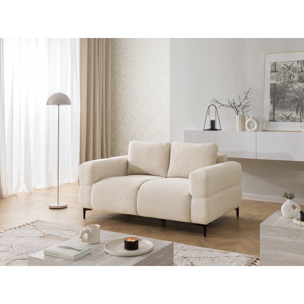 Krémovobiela pohovka 154 cm Helio – Ropez-image-2