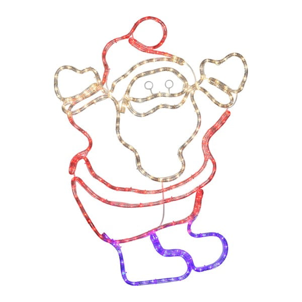 Svietiaca LED dekorácia Best Season Ropeart Santa Claus
