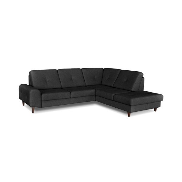 Sivá rohová rozkladacia pohovka Windsor & Co. Sofas Beta, pravý roh-image-2