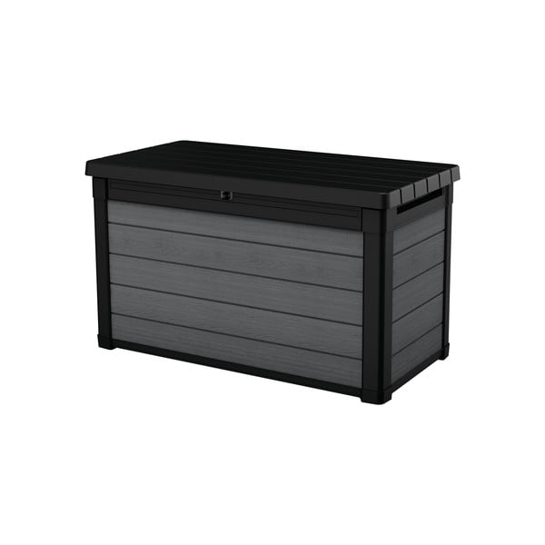 Tmavosivý plastový záhradný úložný box Cortina – Keter