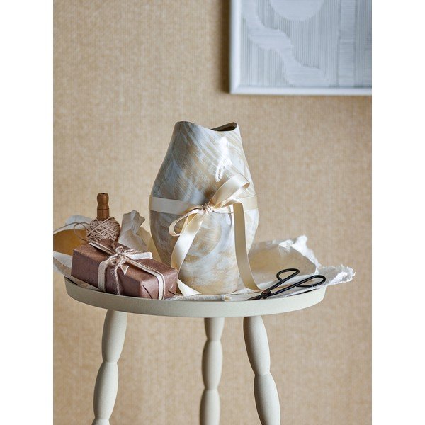 Béžová váza z kameniny (výška 31 cm) Obsa – Bloomingville-image-2