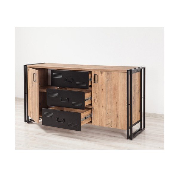 Nízká komoda so zásuvkami Esme, dĺžka 160 cm-image-1