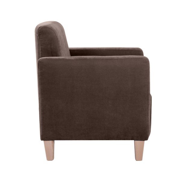 Hnedé kreslo Max Winzer Milla Velor-image-3
