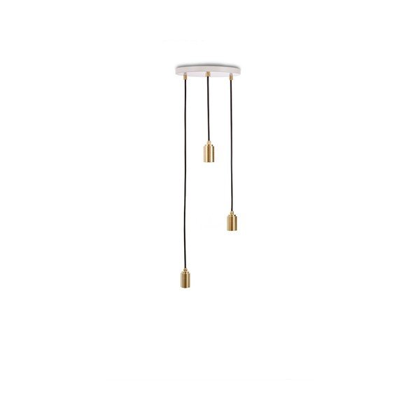 Stmievateľné závesné svietidlo v bronzovej farbe ø 25 cm Triple Pendant – tala