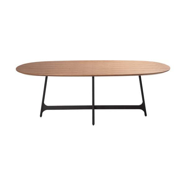Jedálenský stôl s doskou v dekore orechového dreva 110x220 cm Ooid – DAN-FORM Denmark