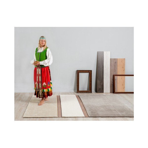 Hnedý koberec EMKO Lietuva, 170 × 260 cm-image-1