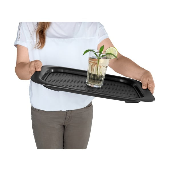 Čierny servírovací podnos Wenko Black Outdoor Kitchen-image-4
