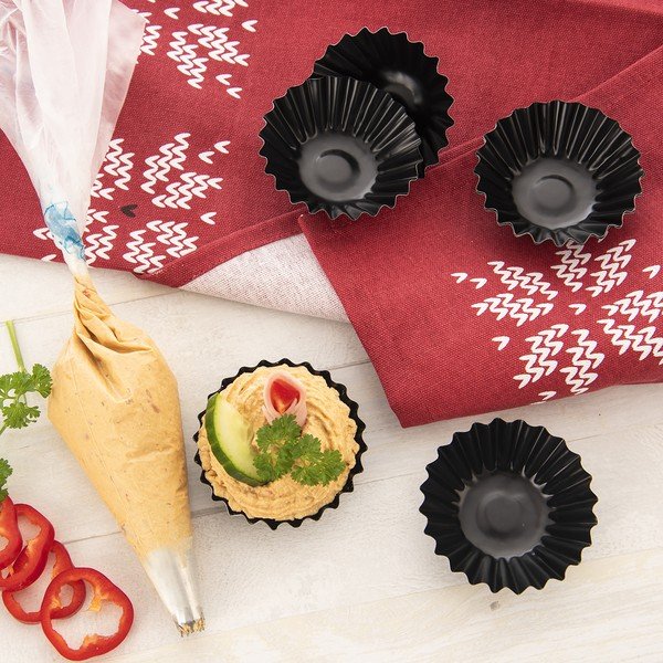 Kovové formy na pečenie tartaletky v súprave 6 ks ø 7 cm – Orion-image-2