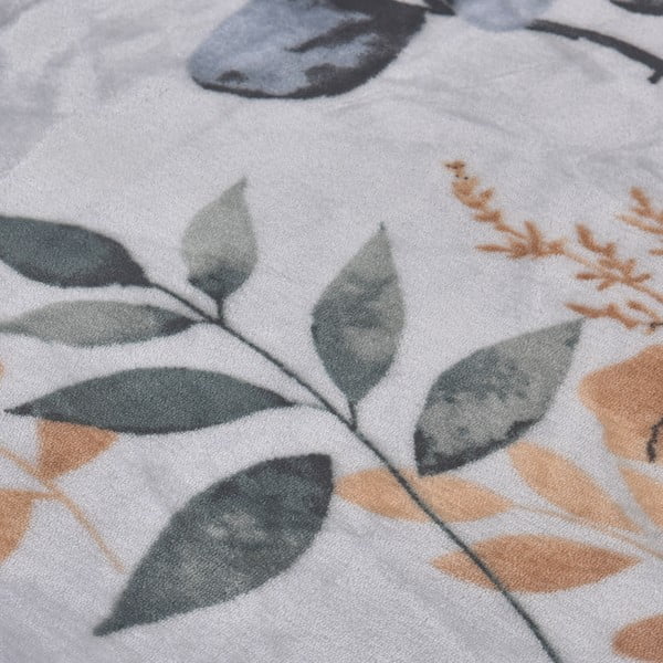 Sivomodré mikroplyšové obliečky na jednolôžko 140x200 cm Greta – My House-image-3