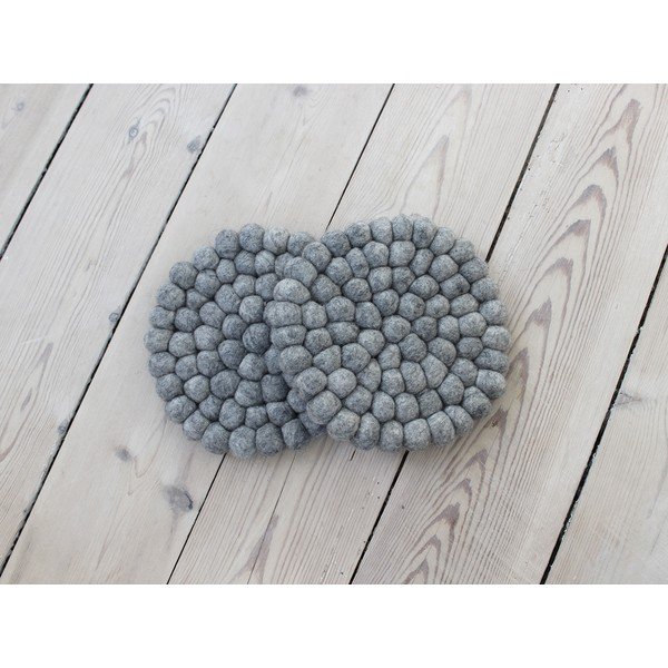 Oceľovosivá guľôčková podložka z vlny Wooldot Ball Coaster, ⌀ 20 cm-image-2