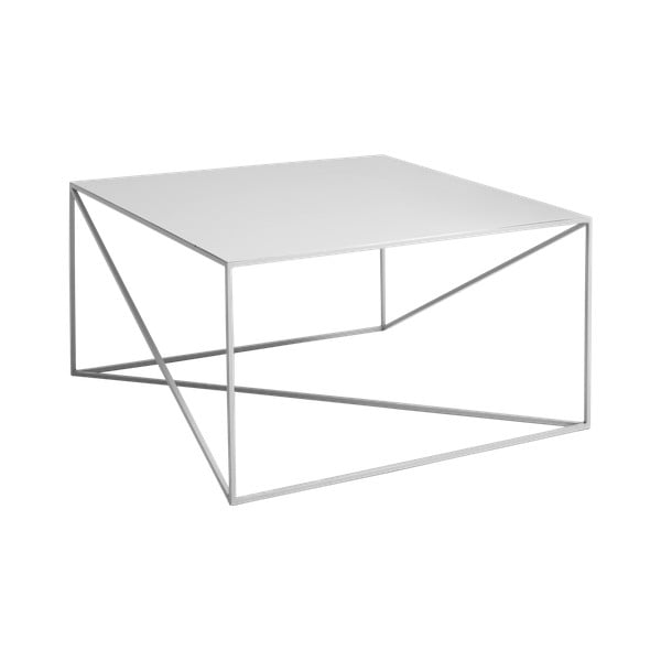 Sivý konferenčný stolík Custom Form Memo, 100 × 100 cm