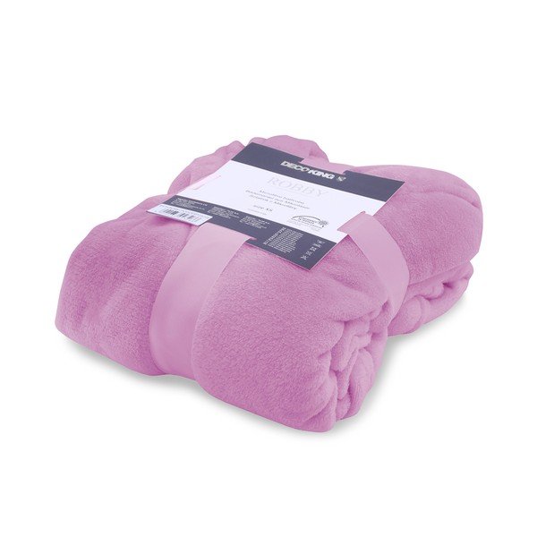 Fialový unisex župan z mikrovlákna DecoKing Robby, veľ. XL-image-2