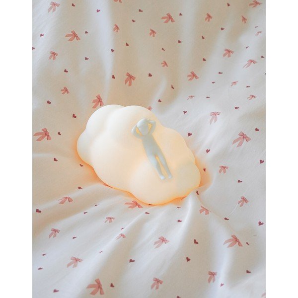 Svetložltá/ružová detská obliečka na jednolôžko z Bio bavlny 140x200 cm Bows – Cam Cam Copenhagen-image-4