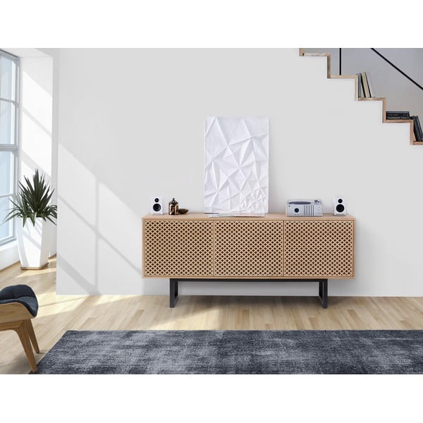 Komoda v dubovom dekore Woodman Mora Diamond, 175 x 75 cm-image-1