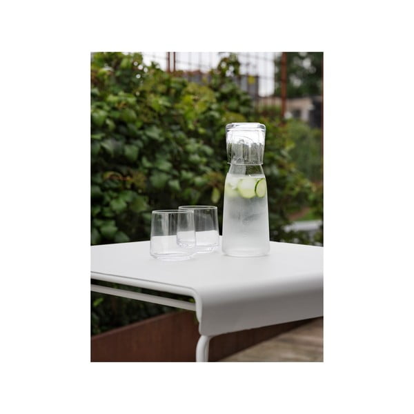 Biely kovový jedálenský stôl 58x75 cm A-Café – Zone-image-4