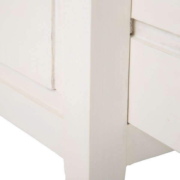 Biela vysoká komoda z masívu mindi 95x150 cm Luanco – Ixia-image-4