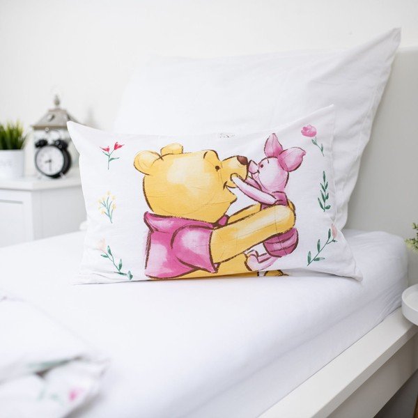 Bavlnená detská obliečka do postieľky 100x135 cm Winnie the Pooh "Pooh Hugs" – Jerry Fabrics-image-2