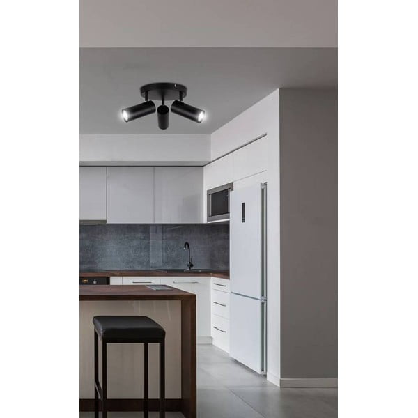 Čierne kovové bodové svietidlo Colly – Candellux Lighting-image-1