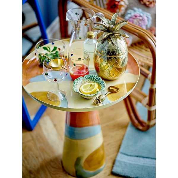 Kovový okrúhly odkladací stolík ø 45,5 cm Brooke – Bloomingville-image-3