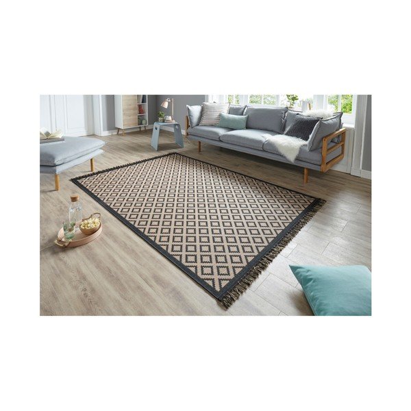 Béžovo-čierny koberec Hanse Home Intense Muro, 200 × 290 cm-image-2