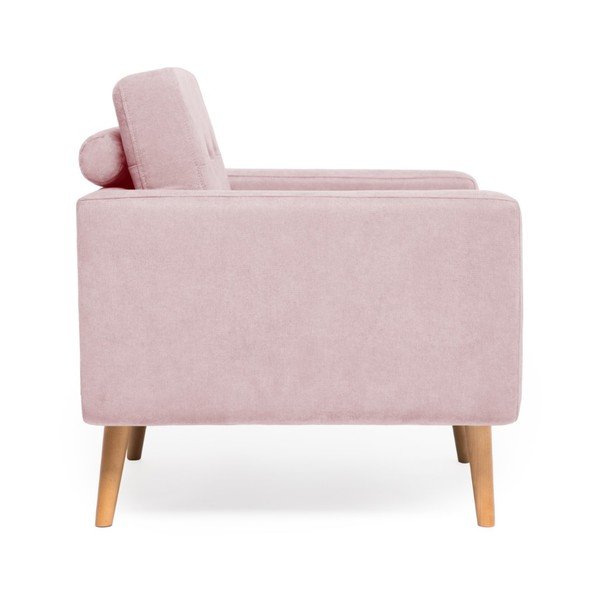 Ružové kreslo Vivonita Ina-image-3