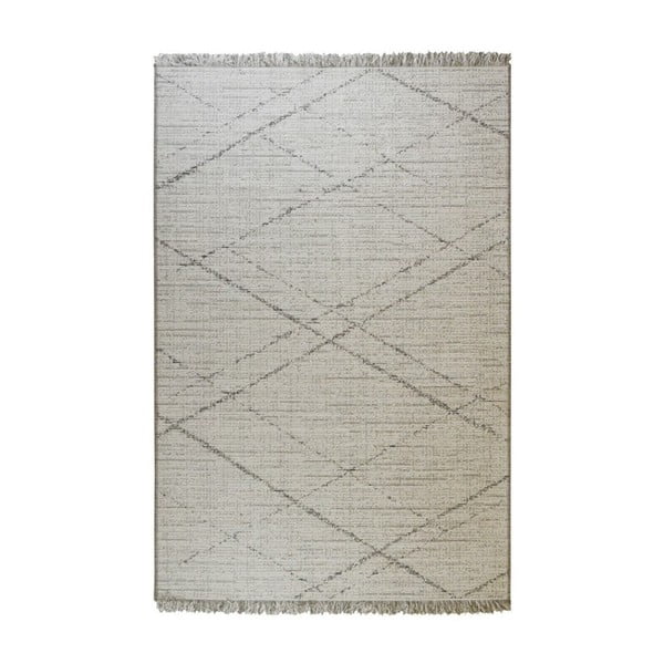 Béžovo-sivý vonkajší koberec Floorita Les Les Gipsy Cream, 155 × 230 cm