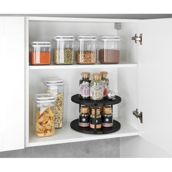 Čierny organizér na korenie Wenko Lazy Susan-image-1