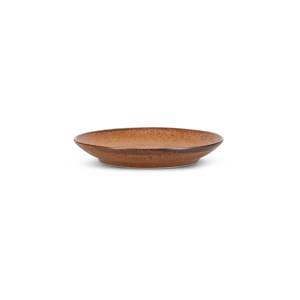 Hnedý porcelánový tanierik ø 14 cm Ovio – BonBistro-image-2