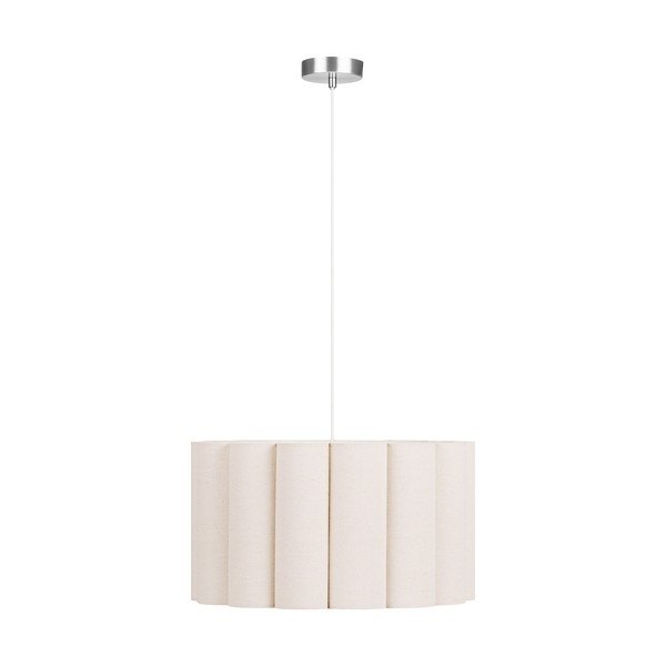 Béžové ľanové závesné svietidlo ø 45 cm Watton – House Nordic