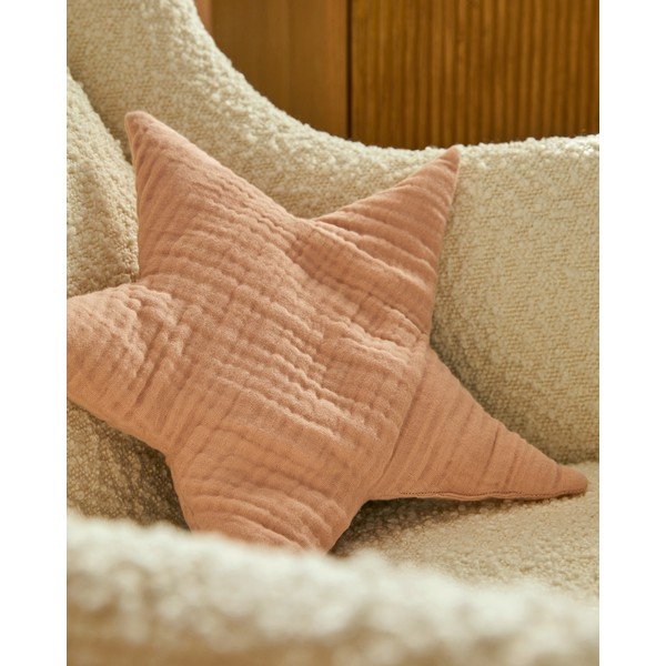 Mušelínový detský vankúšik 30x30 cm Laily – Kave Home-image-1