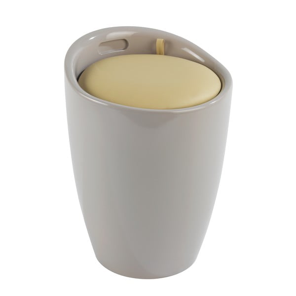 Taupe plastový kôš na bielizeň 20 l Candy – Wenko-image-1