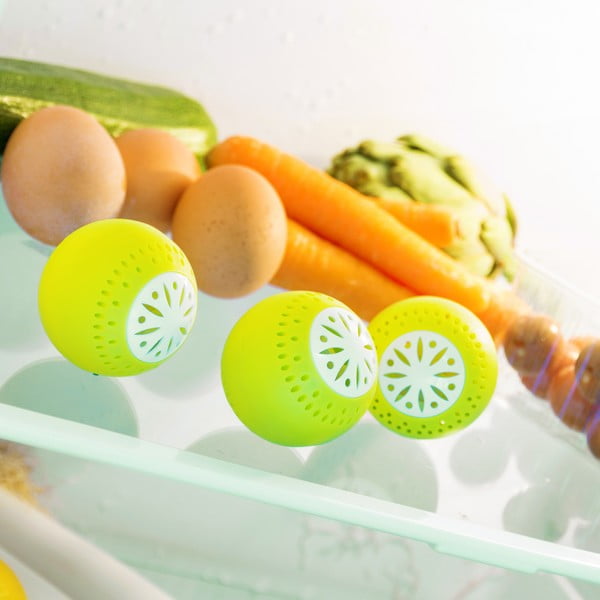 Súprava 3 protizápachových guľôčok do chladničky InnovaGoods-image-1