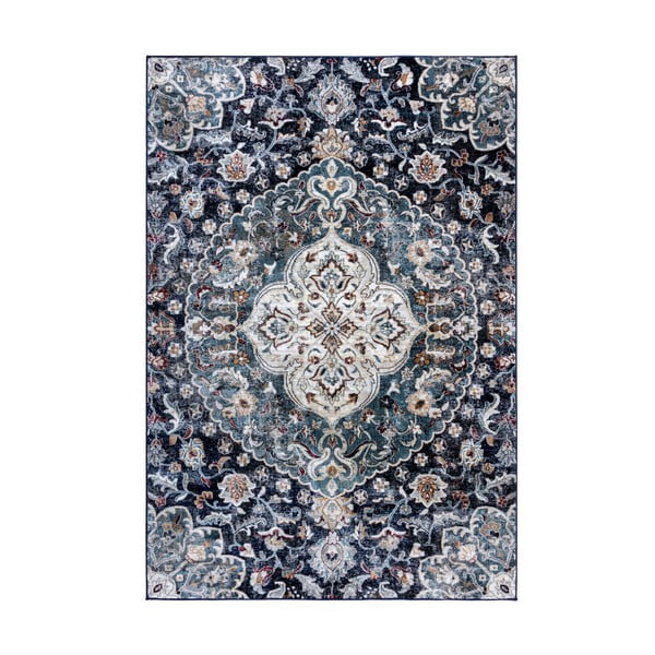 Tmavomodrý koberec Flair Rugs Jaleh, 120 x 170 cm