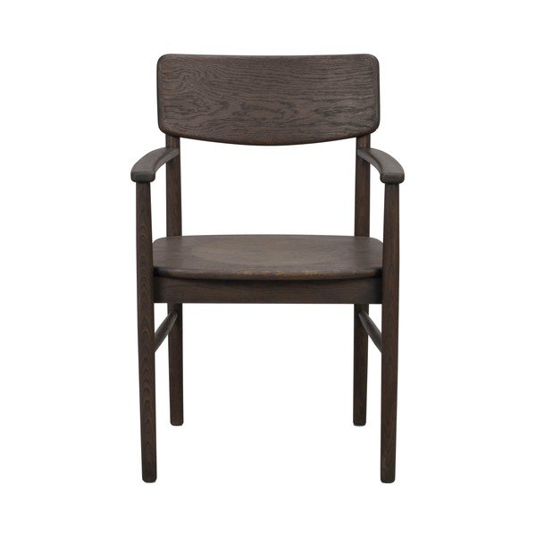 Tmavohnedá jedálenská stolička z dubového dreva Maidstone – Rowico-image-2